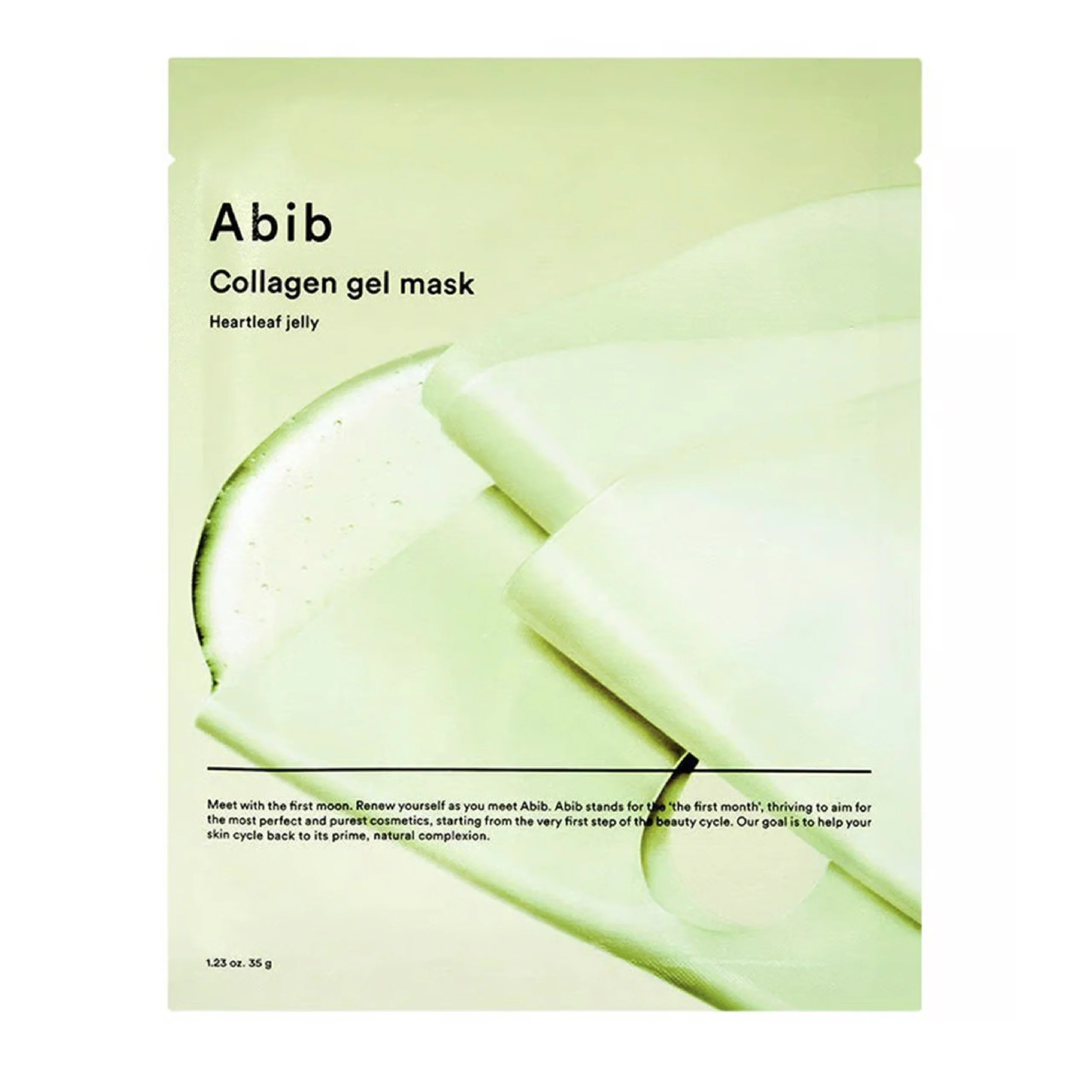 Collagen gel mask Heartleaf jelly ABIB
