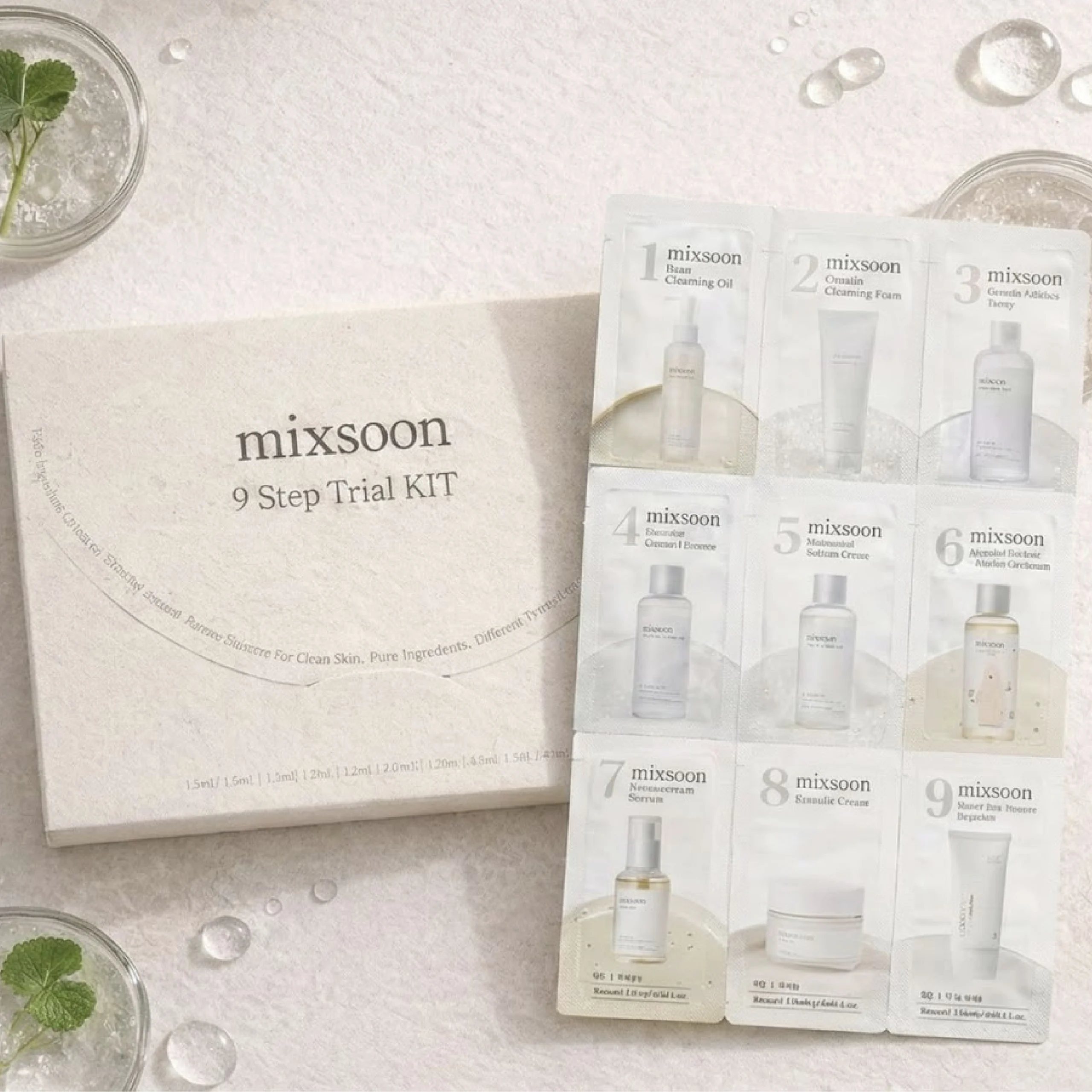 9-Step Skincare Sachet Step MIXSOON - Image 2