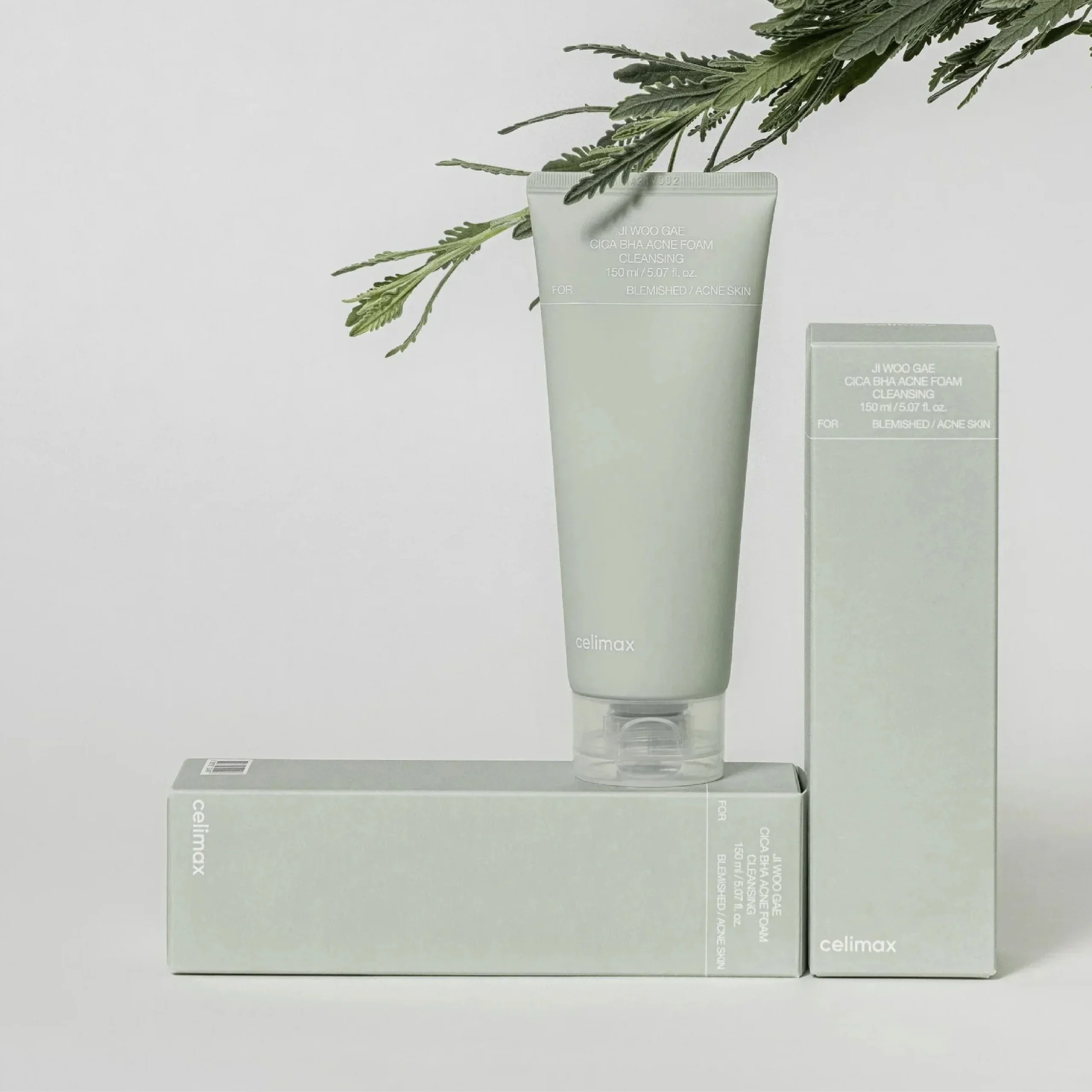 Ji Woo Gae Cica BHA Acne Foam Cleansing CELIMAX - Image 2