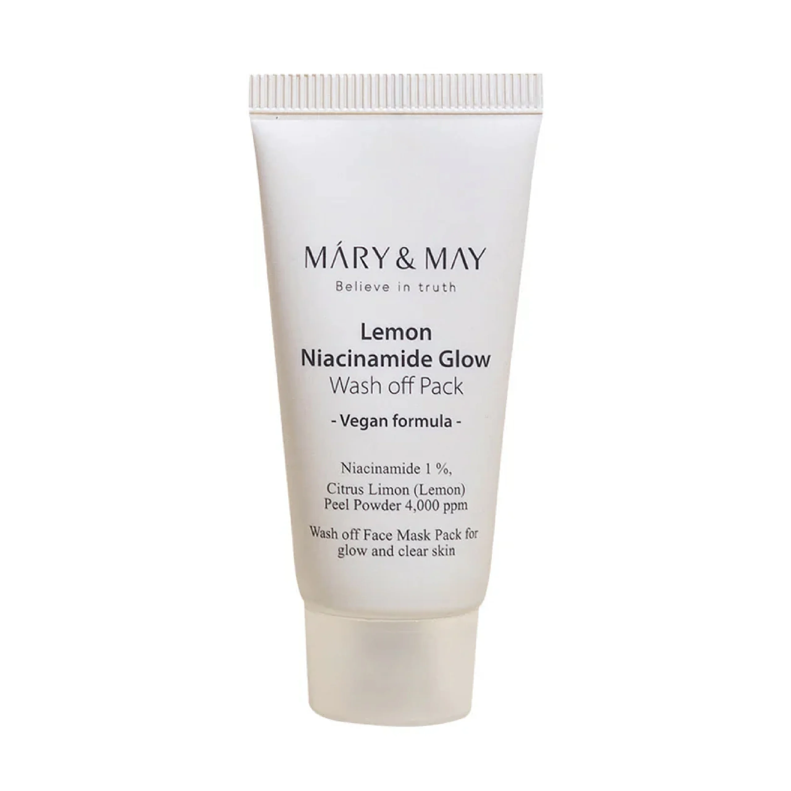 Lemon Niacinamide Glow Wash Off Mask Pack Mini MARY&MAY