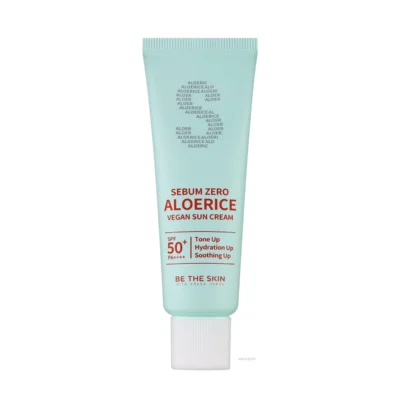 Sebum Zero Aloe Rice Vegan Sun Cream Mini BE THE SKIN