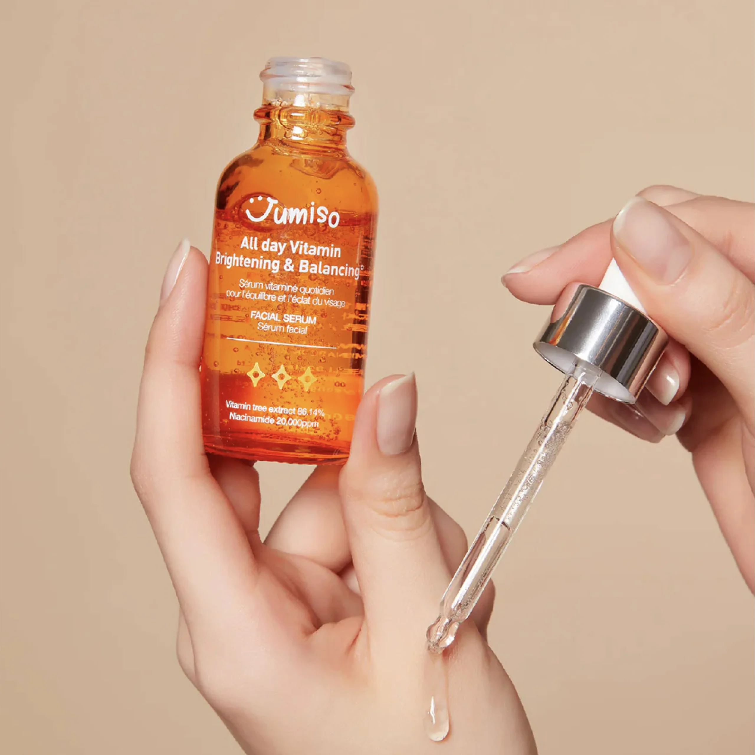 All Day Vitamin Brightening & Balancing Facial Serum JUMISO - Image 2