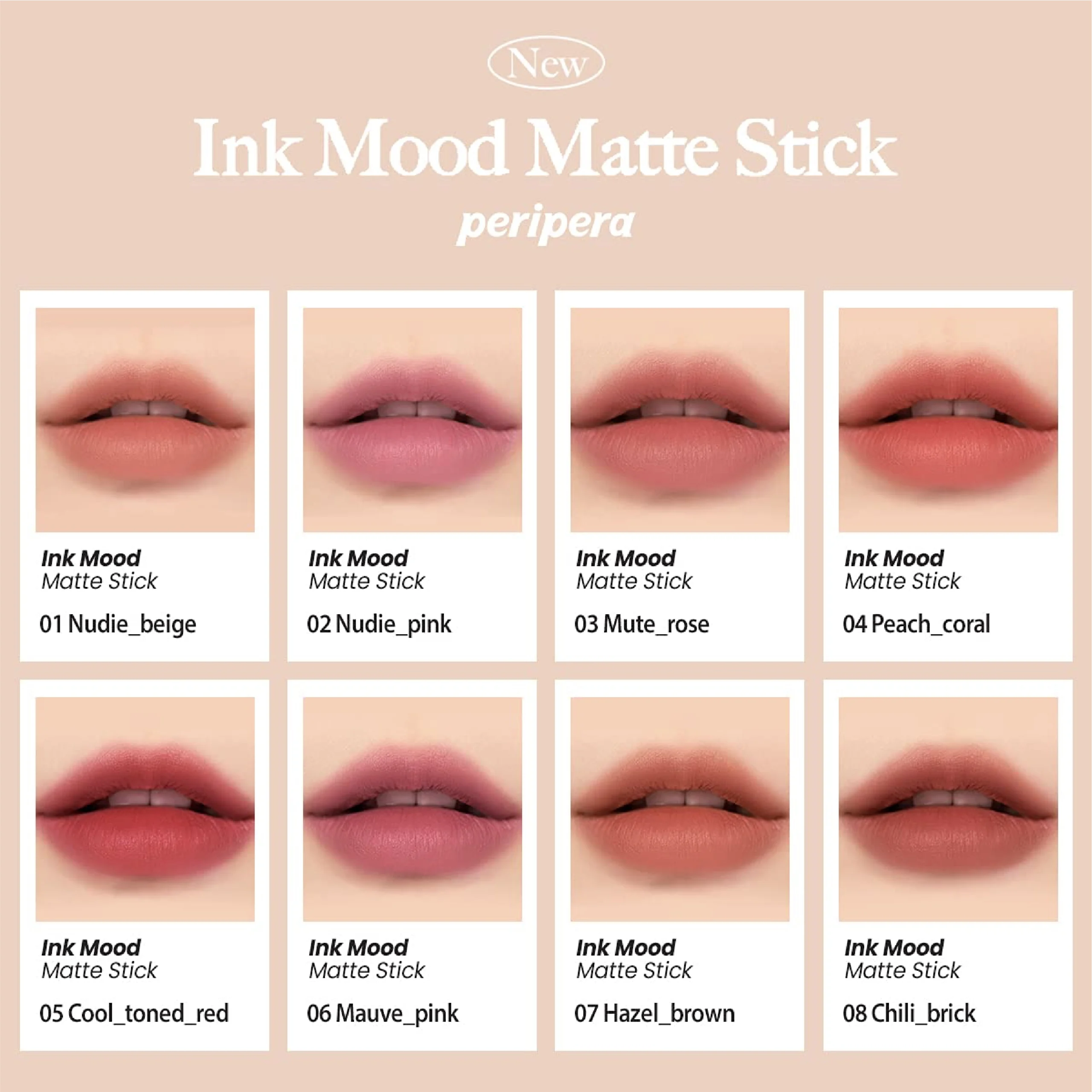 Ink Mood Matte Stick PERIPERA - Image 2