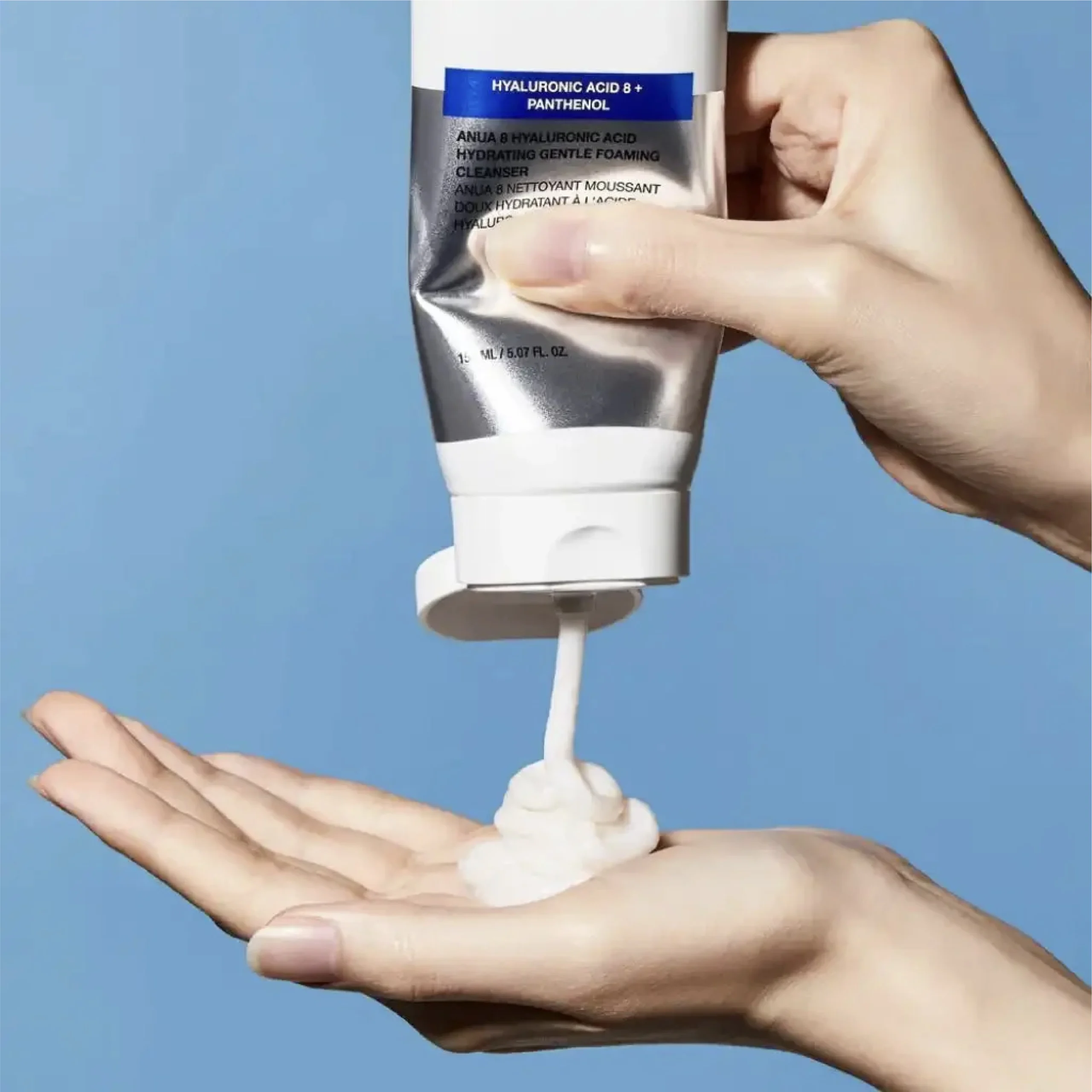 8 Hyaluronic Acid Hydrating Gentle Foaming Cleanser ANUA - Image 2
