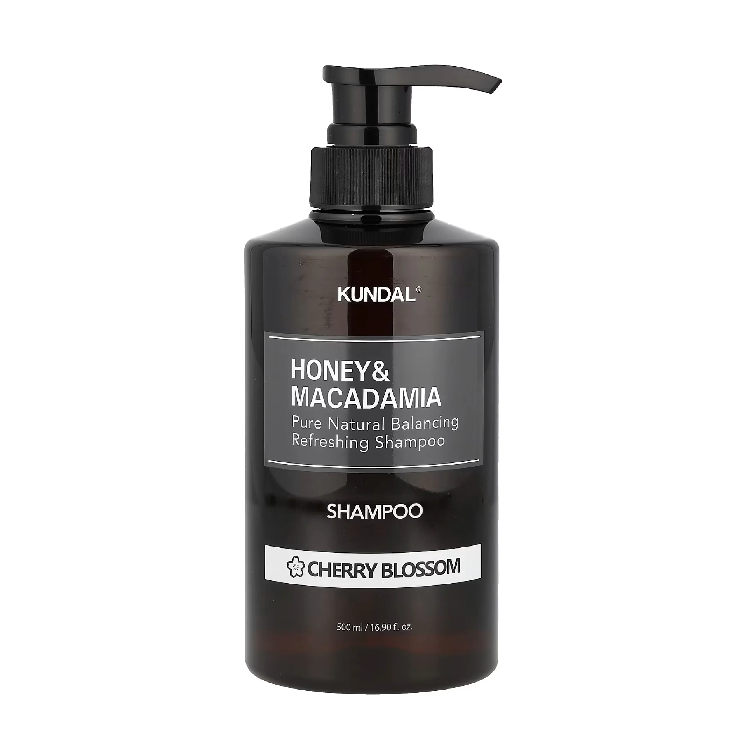 Honey & Macadamia Nature Shampoo - Cherry Blossom KUNDAL