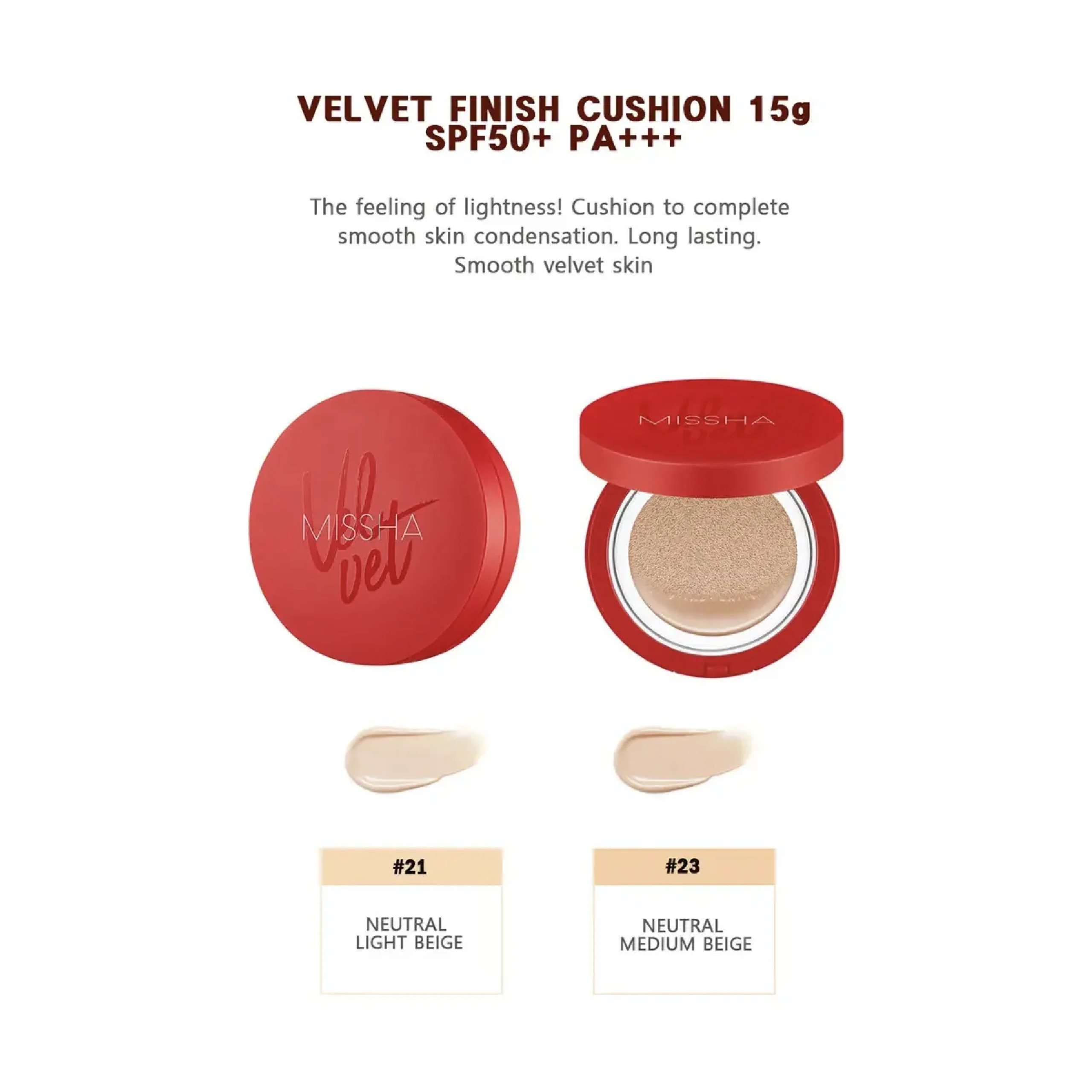 Velvet Finish Cushion MISSHA - Image 2