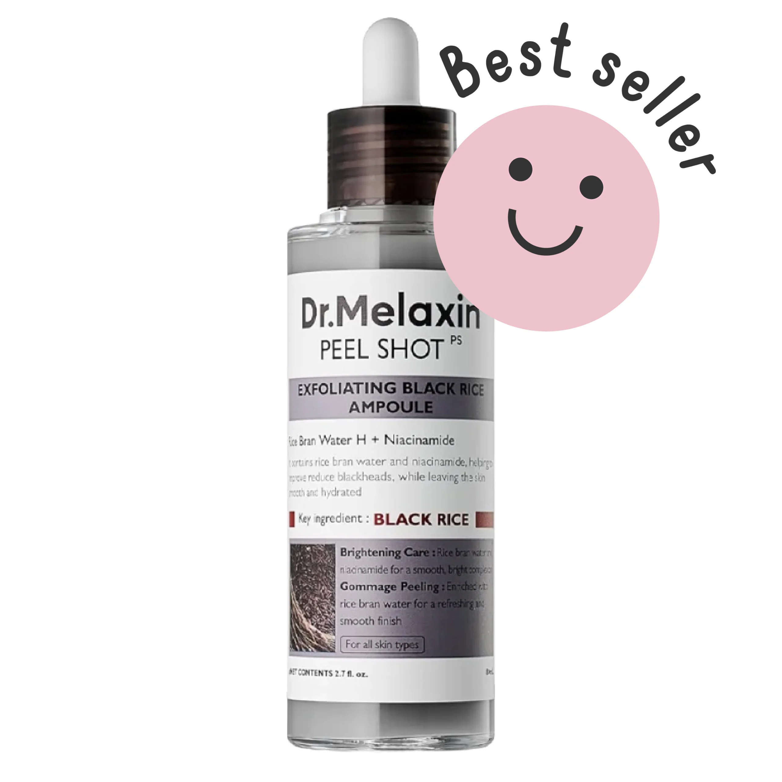 Peel Shot Exfoliating Black Rice Ampoule DR.MELAXIN