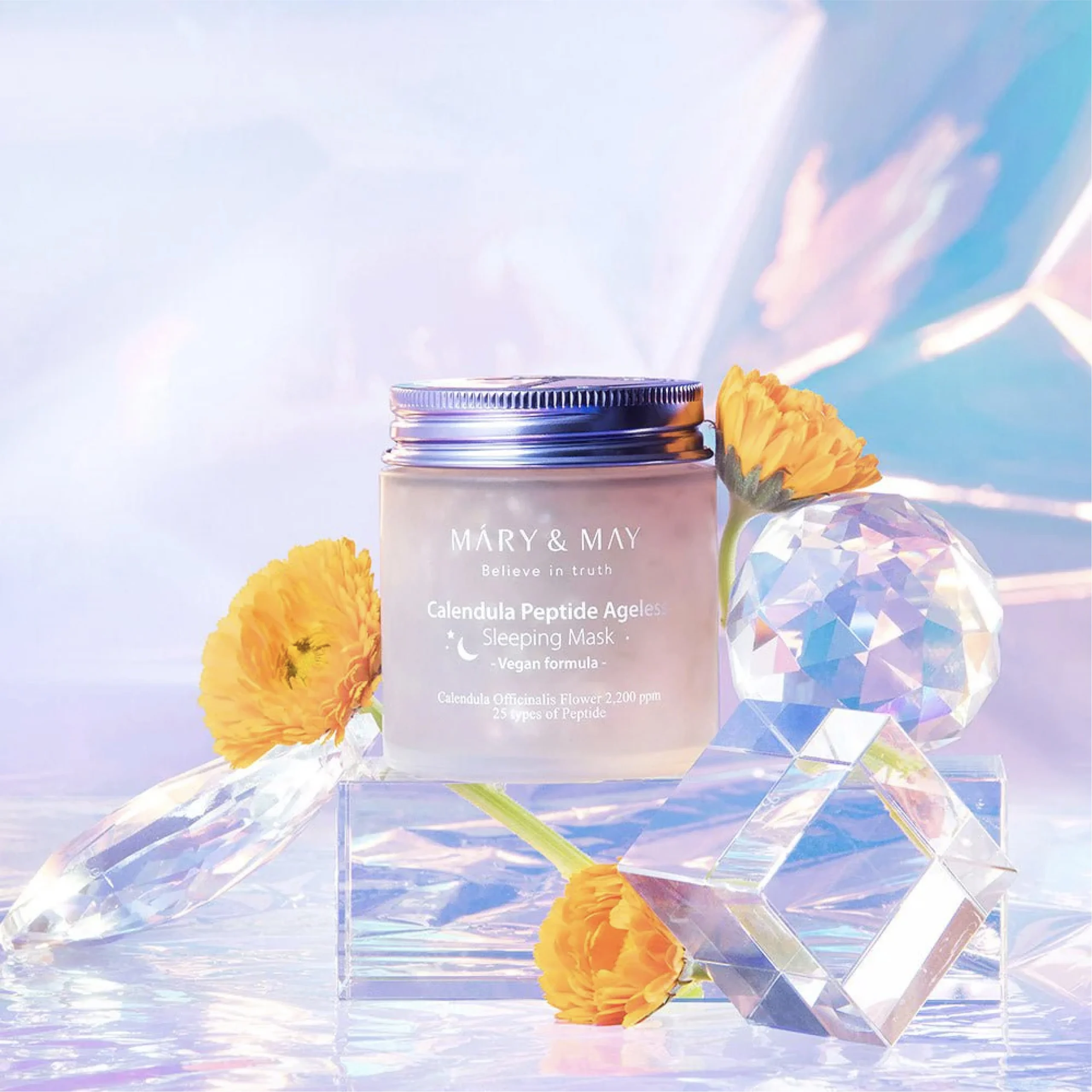 Vegan Rose Hyaluronic Hydra Wash off Pack MARY&MAY - Image 2