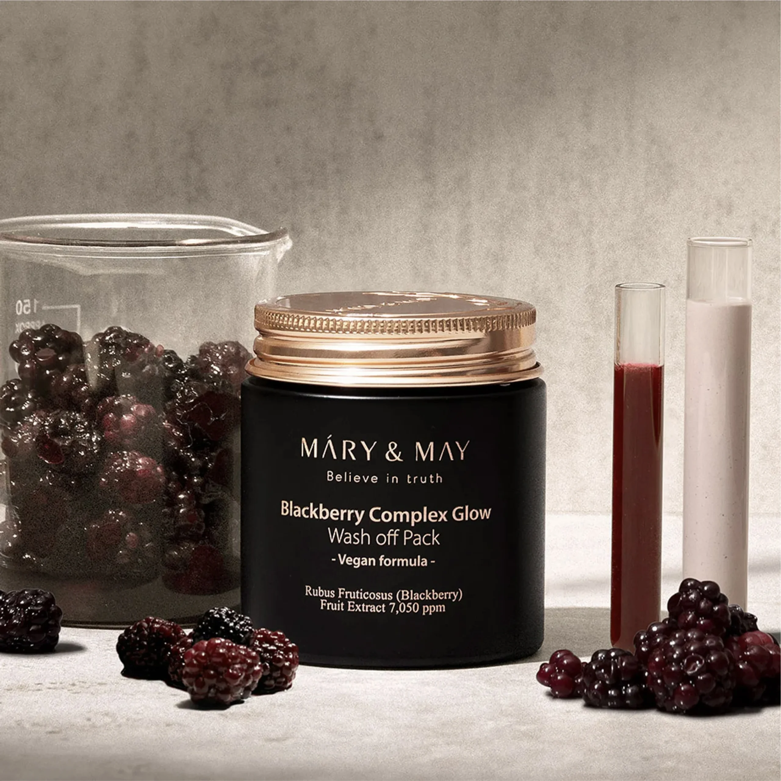 Mary&May Vegan Blackberry Complex Glow Wash off Pack MARY&MAY - Image 2