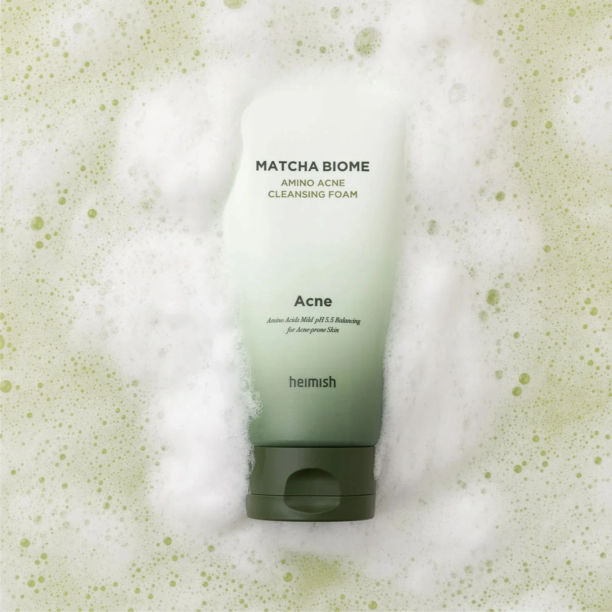 Matcha Biome Amino Acne Cleansing Foam HEIMISH - Image 2