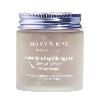 Vegan Calendula Peptide Ageless Sleeping Mask MARY&MAY