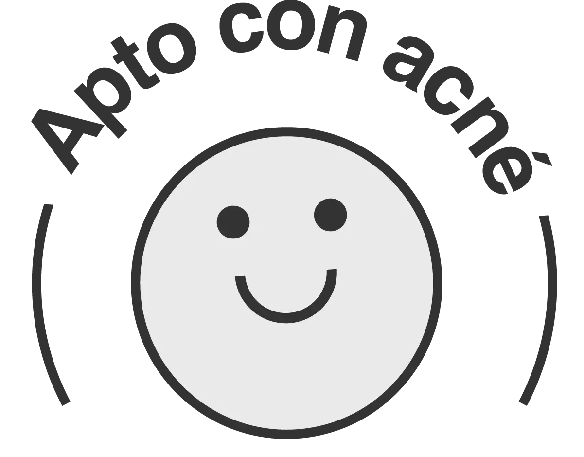 Apto con acné